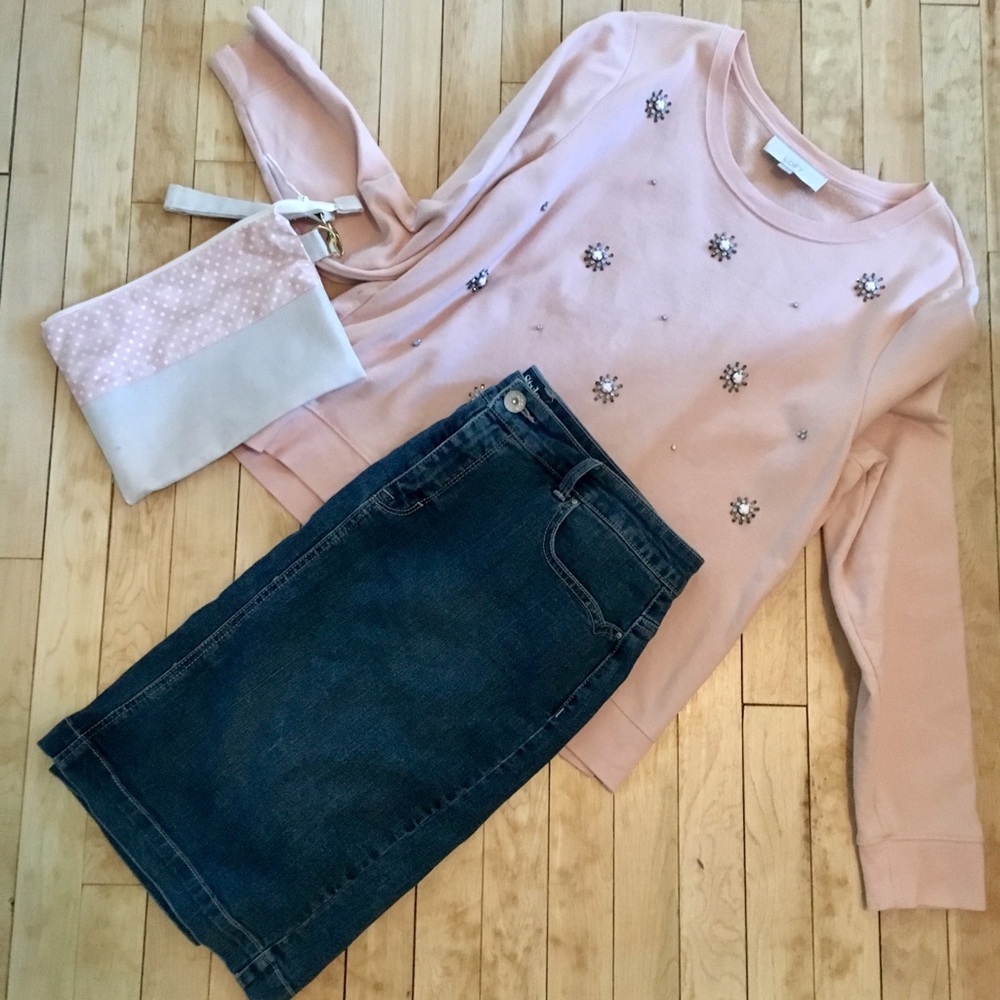 Style & Co Jean Skirt